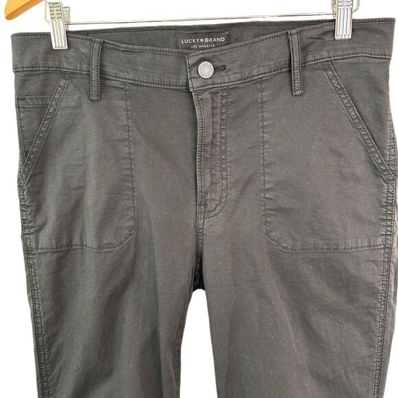 Lucky Brand The Cargo Pant Pirate Black Size 8 - Picture 5 of 13